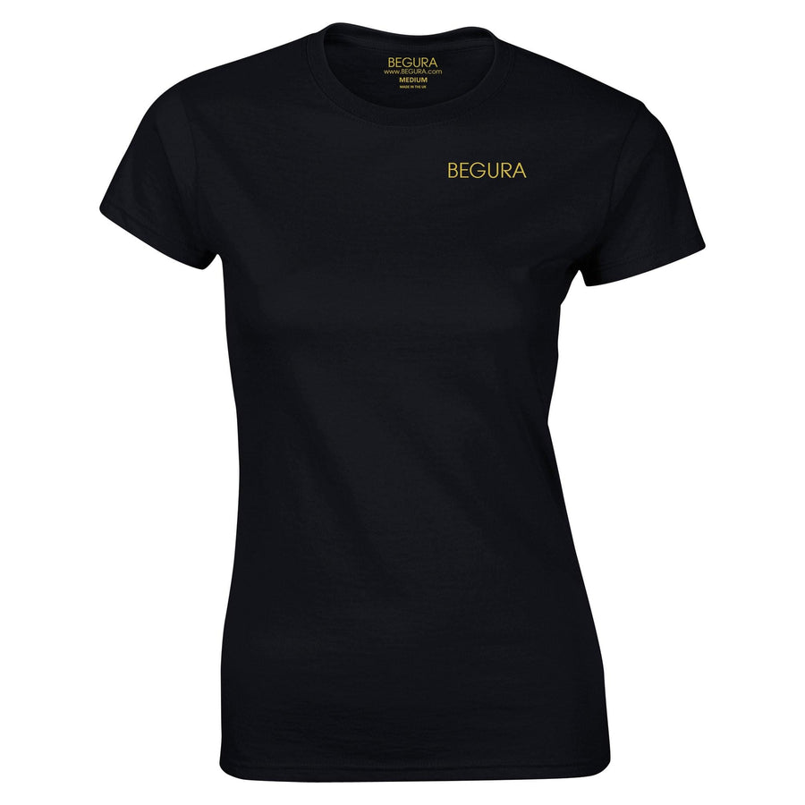 Begura Black Ladies Fitted T-Shirt - BEGURA