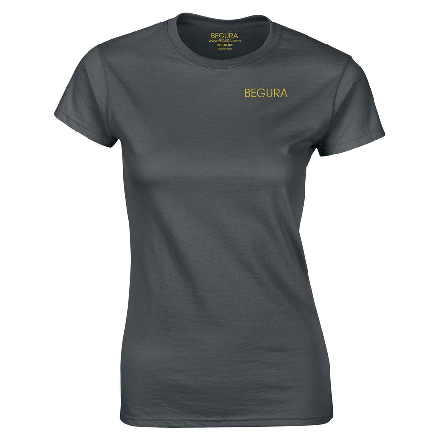 Begura Charcoal Ladies Fitted T-Shirt - BEGURA
