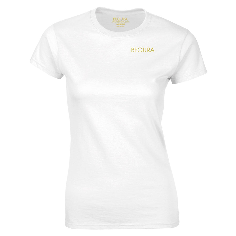 Begura White Ladies Fitted T-Shirt - BEGURA