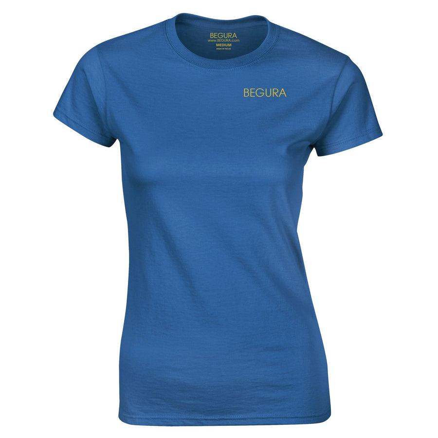 Begura Blue Ladies Fitted T-Shirt - BEGURA
