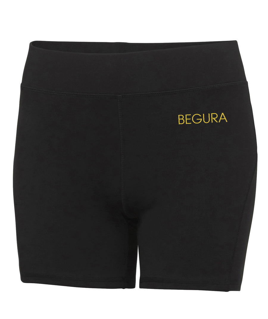 Female Training Black Shorts - BEGURA
