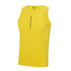 Performance Vertical Yellow Vest Top - BEGURA